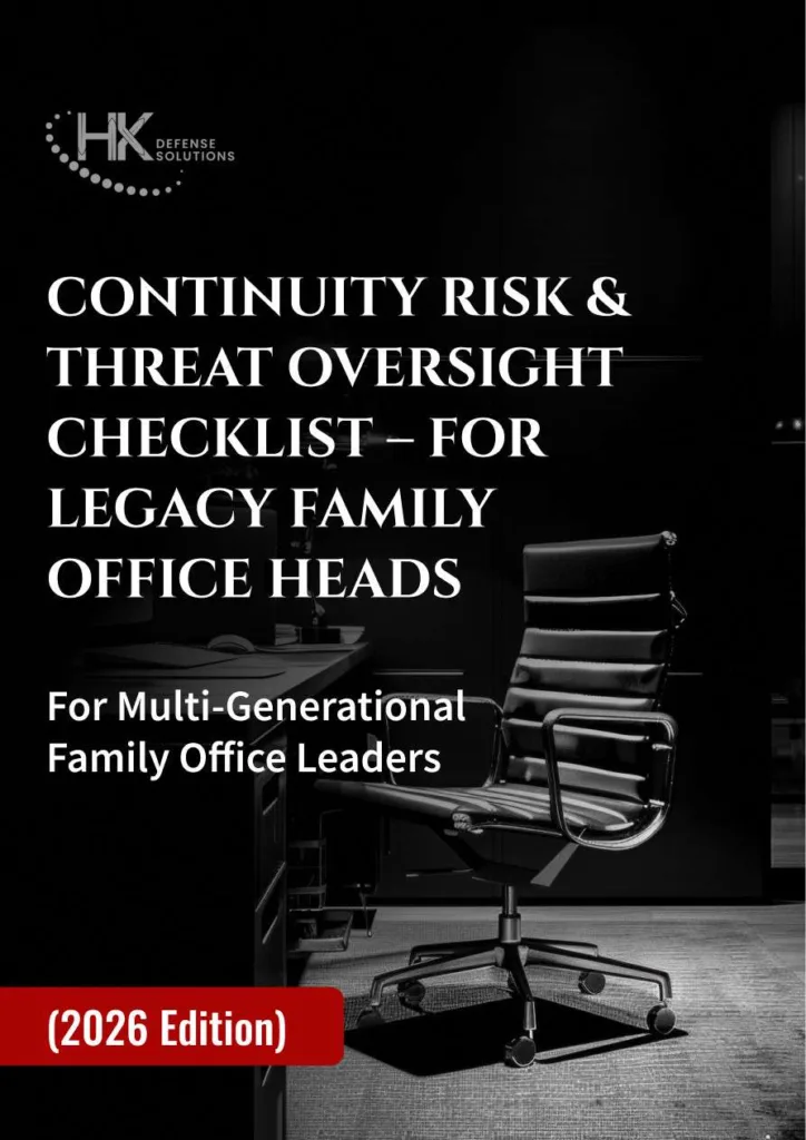 Cover of Continuity Risk & Threat Oversight Checklist