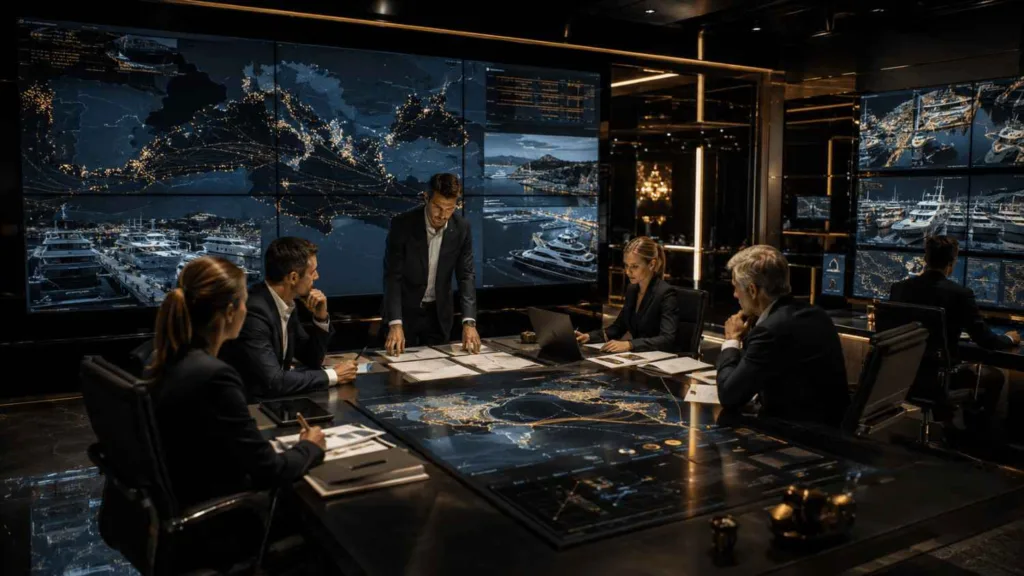Luxury Maritime Operations Center Managing Global Superyacht Security