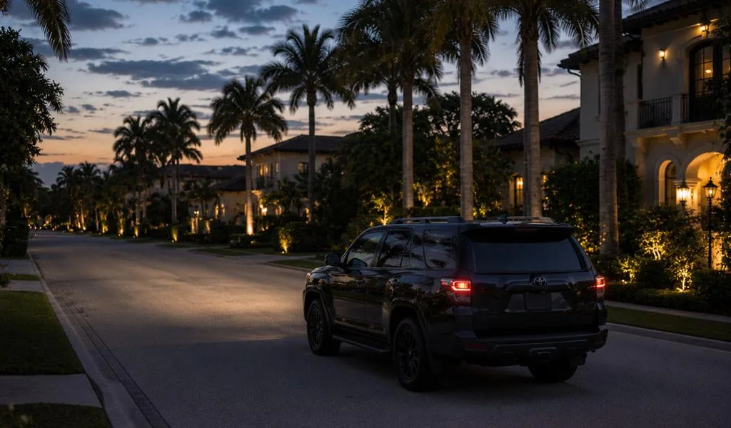 Discreet mobile patrol in a Naples luxury neighborhood